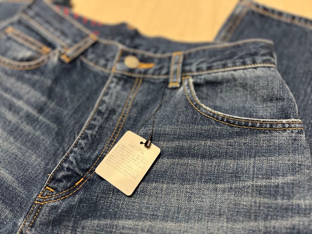 新品　ロンハーマン　ローライズ デニム パンツ　ブルー