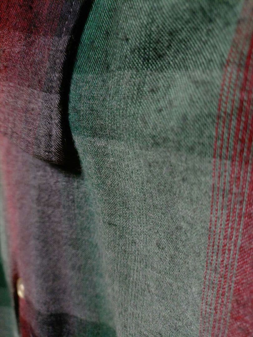 Arrow 60s オンブレチェックシャツ レーヨン100%