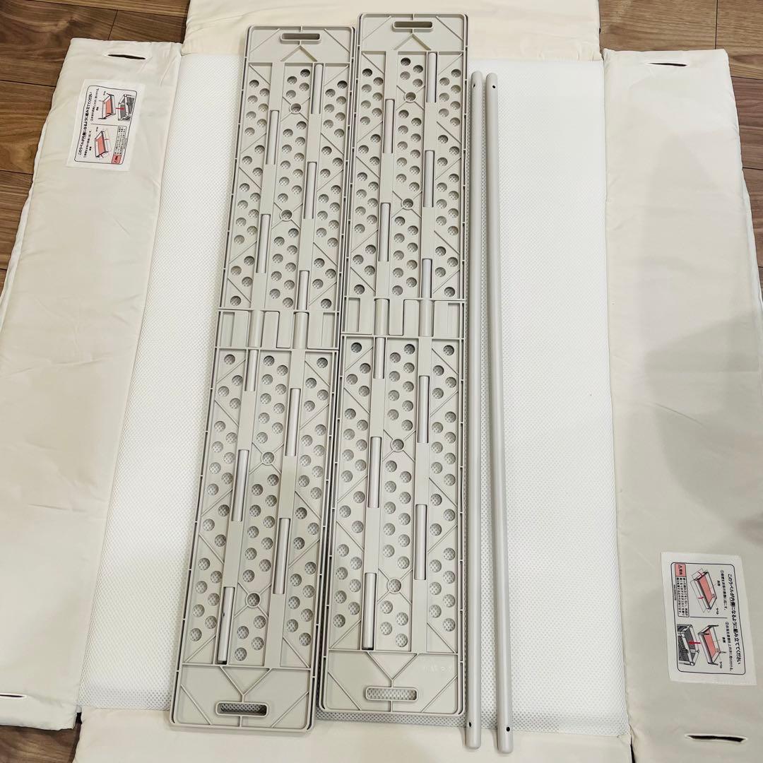 【美品】 最上位モデル Apricaベビーベッド ココネルエアー グレーベアー