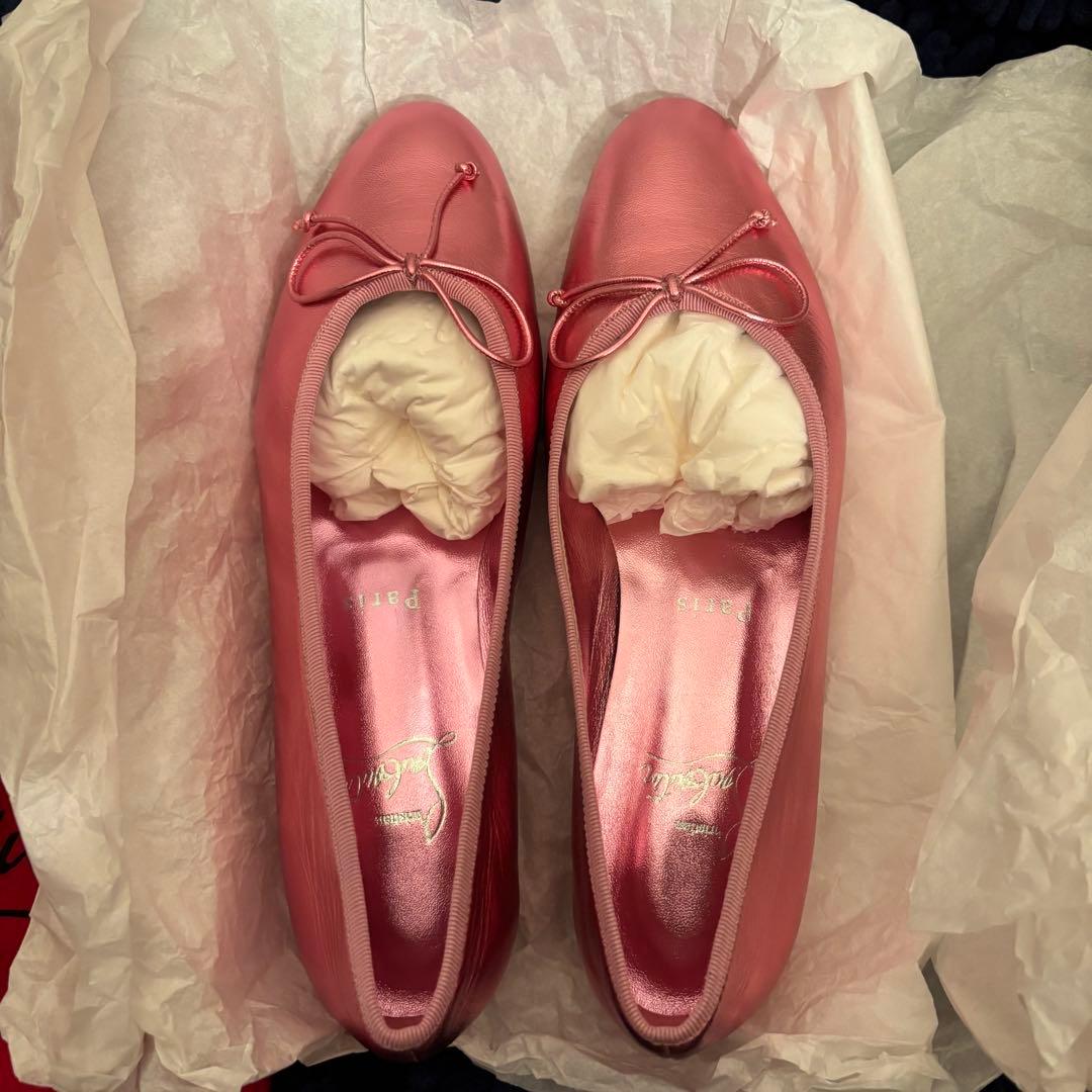 クリスチャンルブタン　バレエシューズ　フラット　未着用品　★お値下げ相談OK★