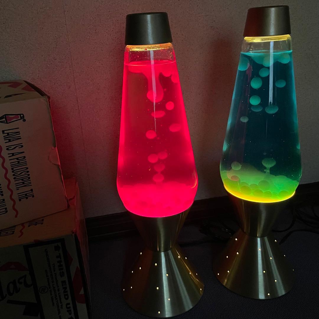 ◽️LAVA lite◽️アンティーク家電　アメリカ雑貨　イエローリキッド