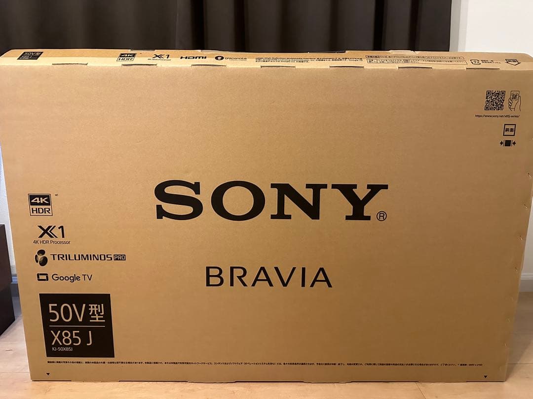 SONY BRAVIA 50V型 X85J 4K ブラビア KJ-50X85J