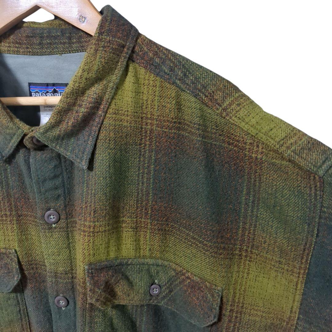 ルーマニア製 Patagonia オンブレ ヘビーフランネルシャツ XL