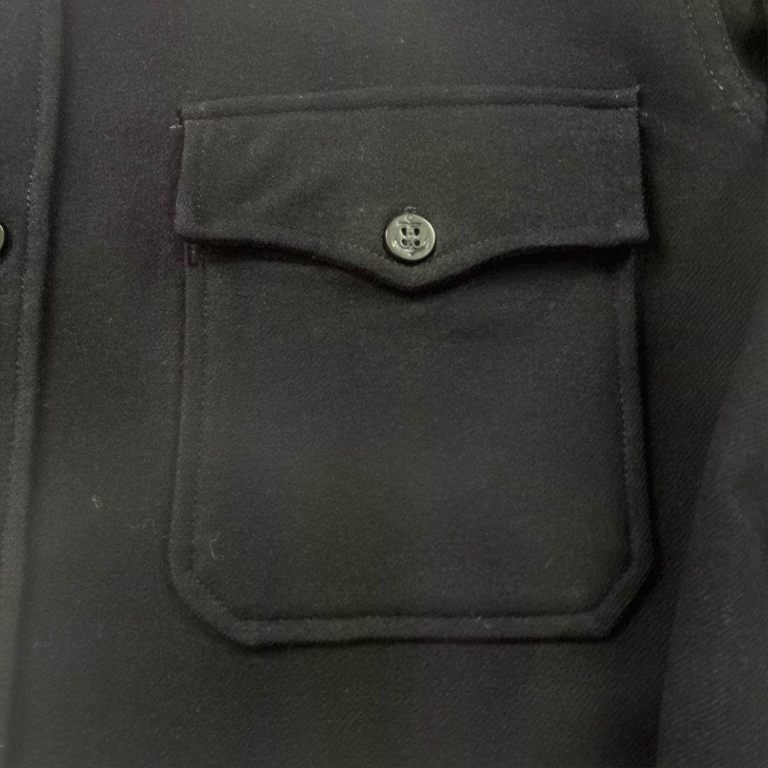 【美品、貴重、サイズ16】40's US.NAVY CPO Wool Shirt
