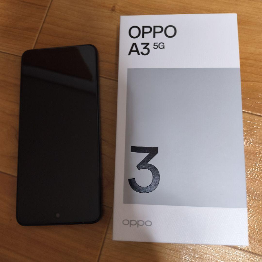 OPPO A3 5G 本体 ブラック
