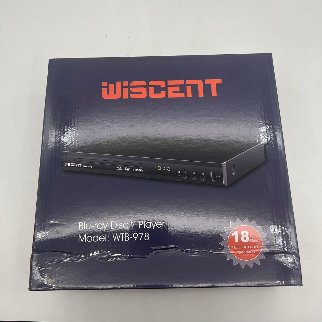 WISCENT ブルーレイディスクプレーヤー WTB-978