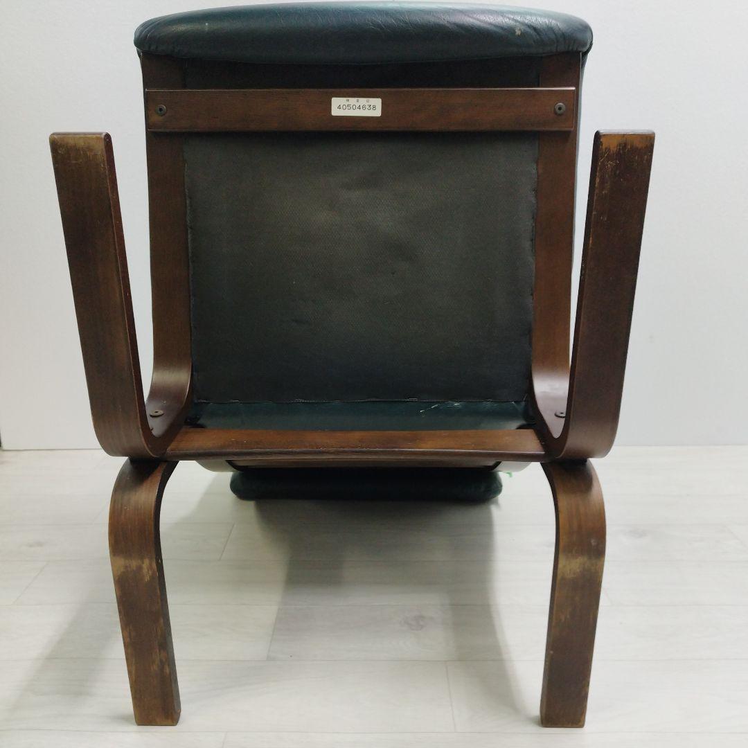 ①富士ファニチャー 北欧デザイン ハイバックソファ 曲げ木