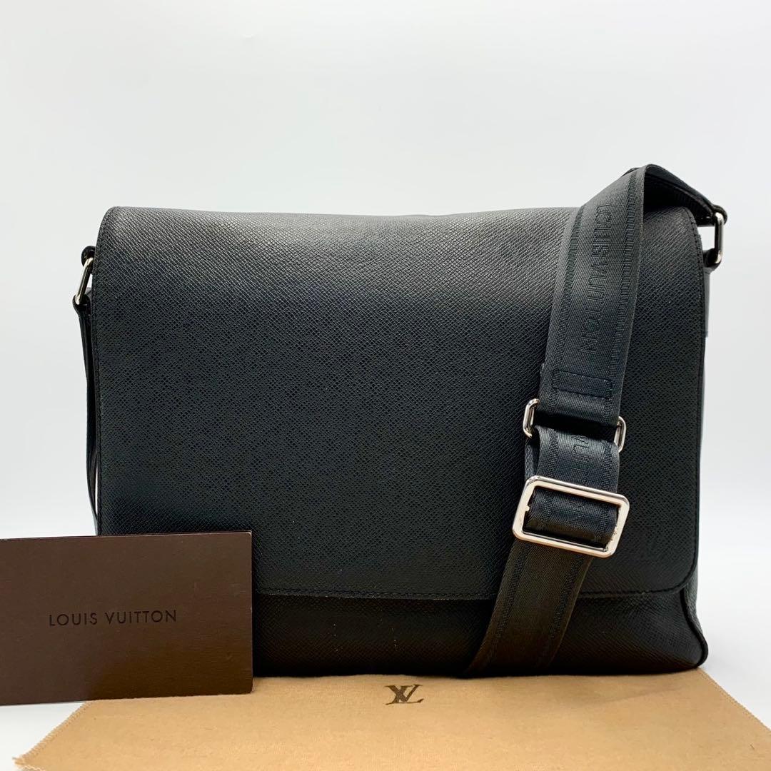 専用品ルイヴィトン ロマン タイガ ショルダーバッグ ブラック 斜め掛け 黒