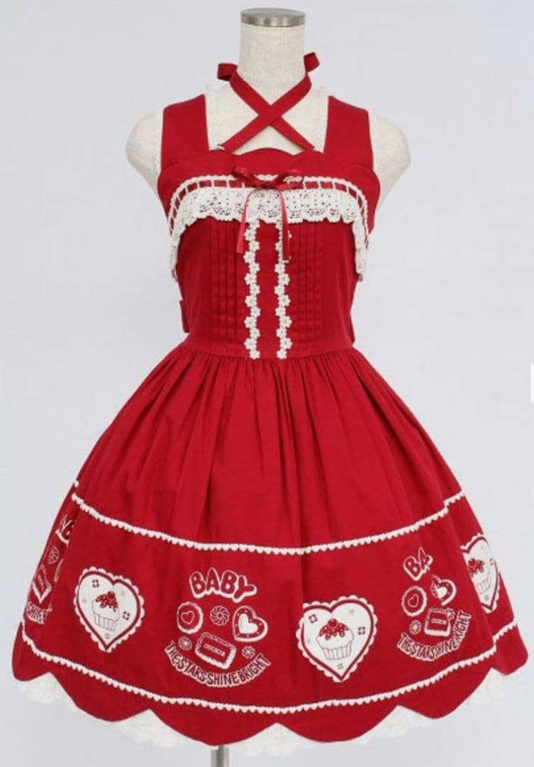 カップケーキ柄 JSK ベイビー