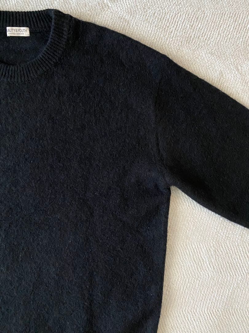 ビューティアンドユース ユナイテッドアローズ　ヤク クルーネック ニット L