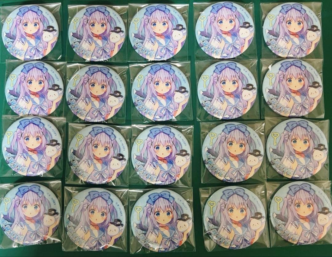 【最終値下げ】ごちうさ　チノ　缶バッジ　20個　アリス