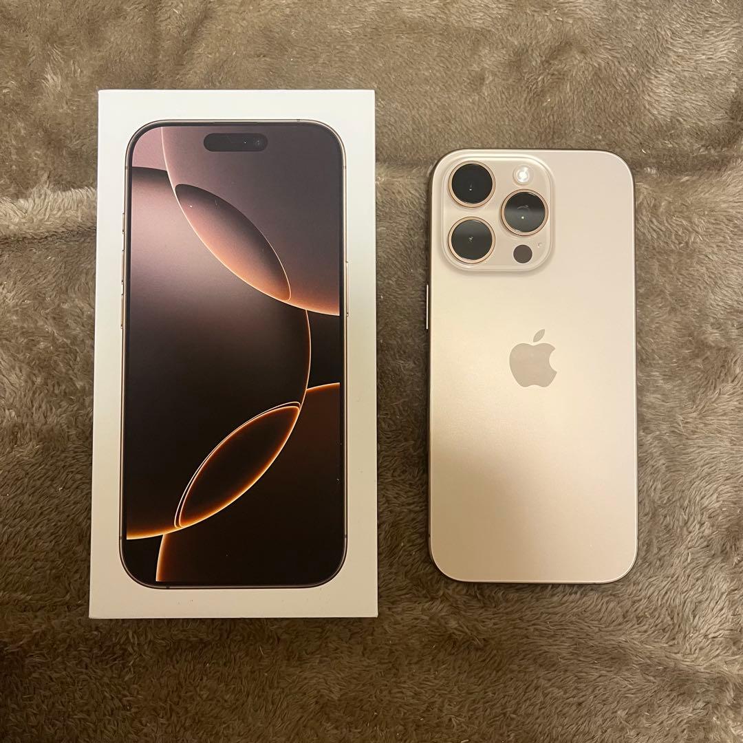 iPhone 16Pro デザートチタニウム 100%