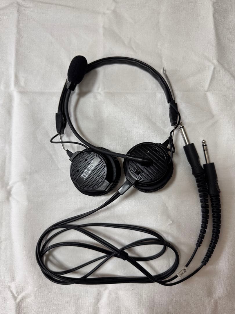 TELEX AIRMAN 850 ヘッドセット　2pin 両耳