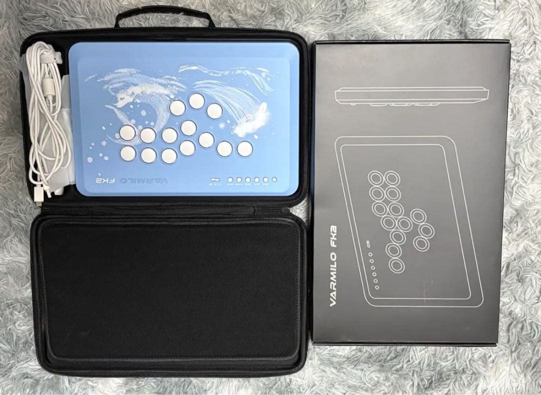 ✴︎ot✴︎Varmilo FK2 青 波デザイン キャリングケース付き