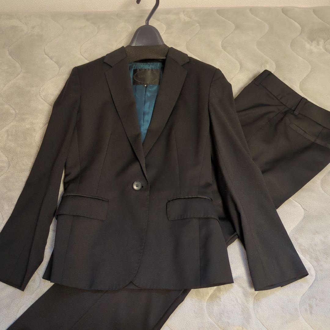 ユナイテッド・アローズ　ブラック ビジネススーツ ジャケットとパンツセット