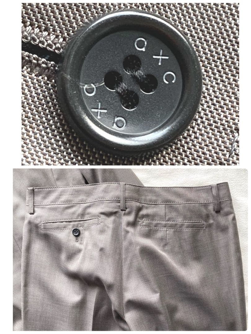 未使用タグ付　ロートレアモン　axc セットアップ　パンツ　シルクカシミヤ混　3