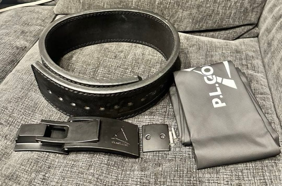 【中古品】P.L.COLLEGE パワーベルト Mサイズ PLカレッジ