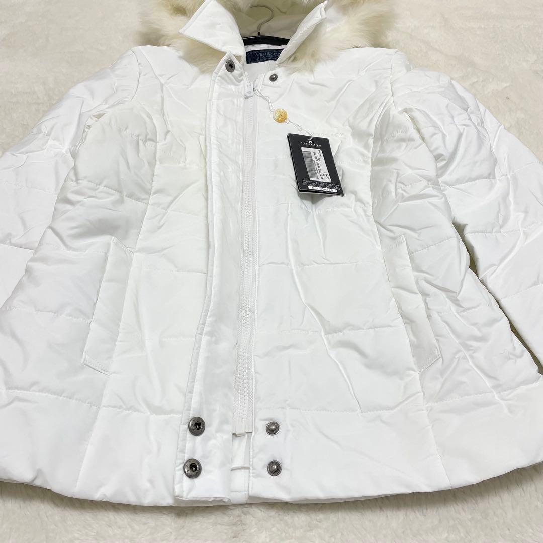 新品✨VERSACE JEANS SIGNATURE 中綿コート ファー