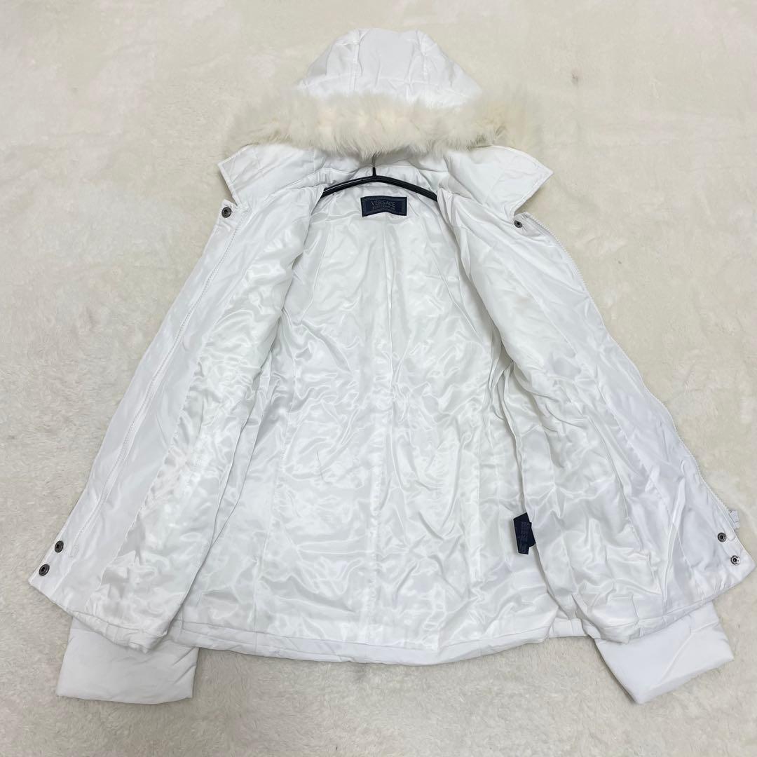 新品✨VERSACE JEANS SIGNATURE 中綿コート ファー