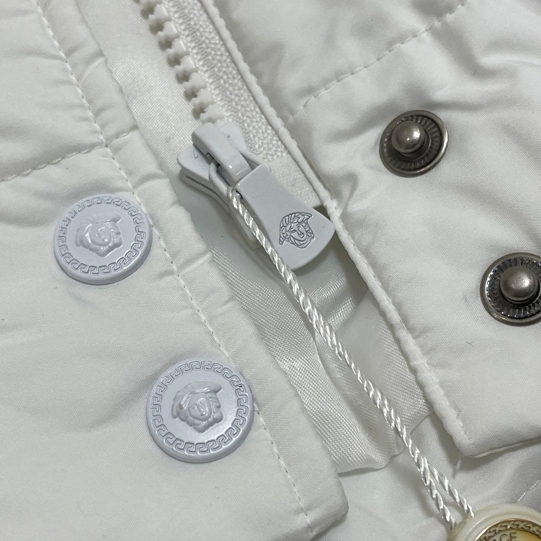 新品✨VERSACE JEANS SIGNATURE 中綿コート ファー