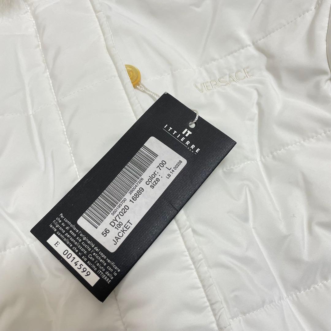 新品✨VERSACE JEANS SIGNATURE 中綿コート ファー