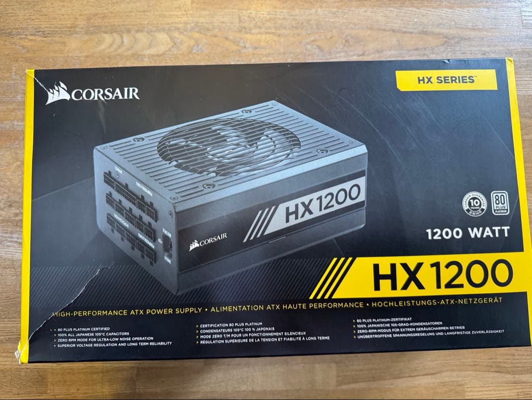 Corsair HX1200 1200W PC電源ユニット