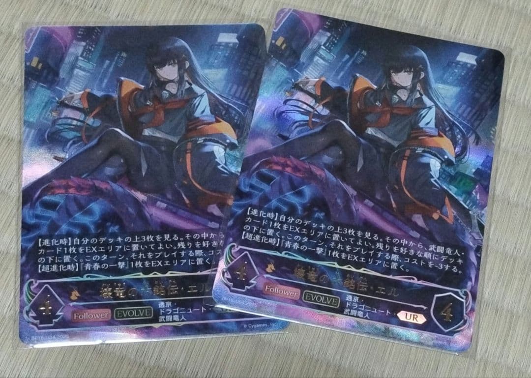 壊竜の六銘伝・エル UR　2枚　エボルヴ