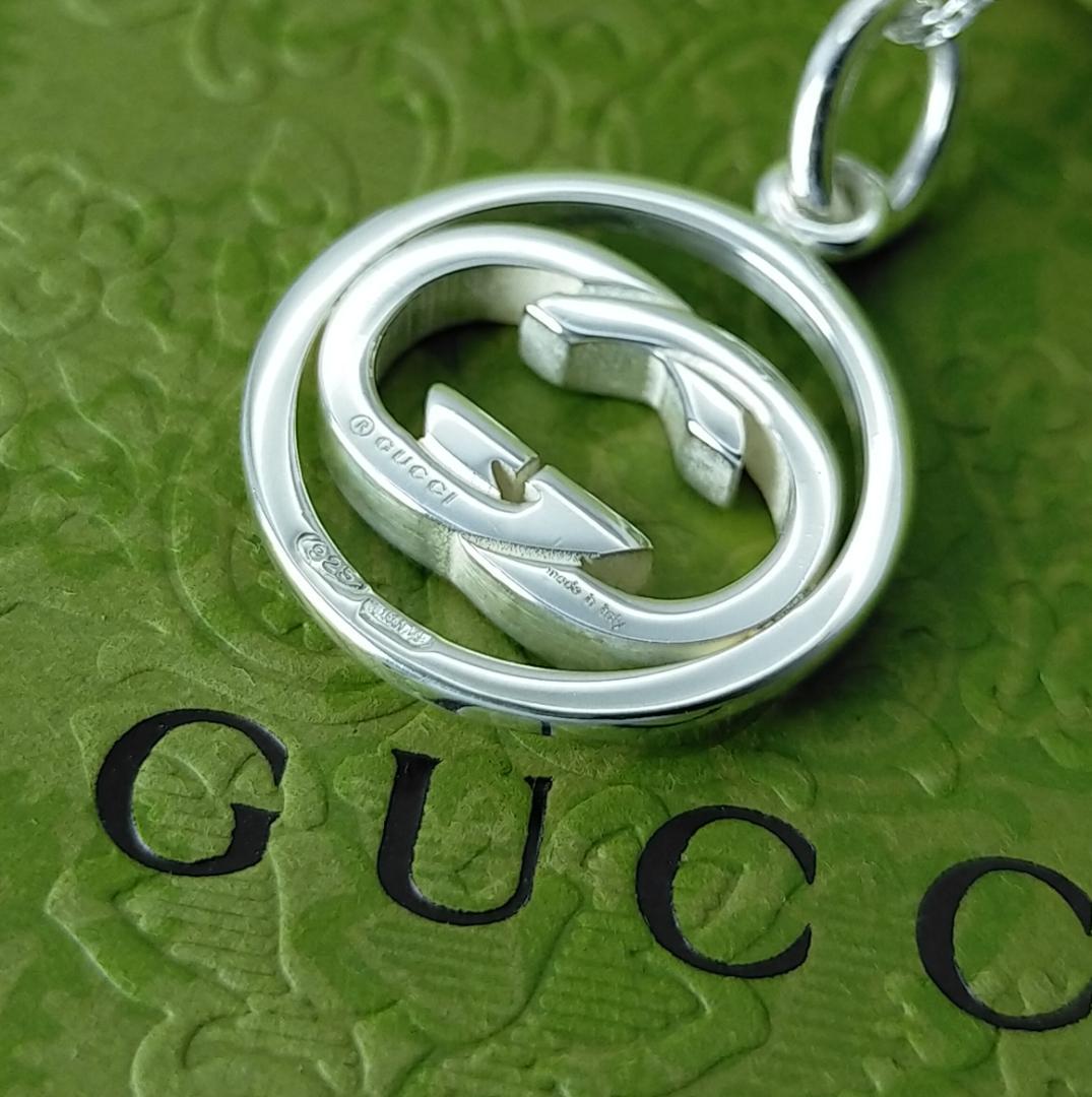 ◆SALE◆【GUCCI】インターロッキング　G　サークル　ペンダント　トップ