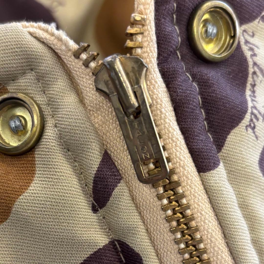 70s ダックハンターカモ 中綿 コート TALONジップ フーデッド ロング