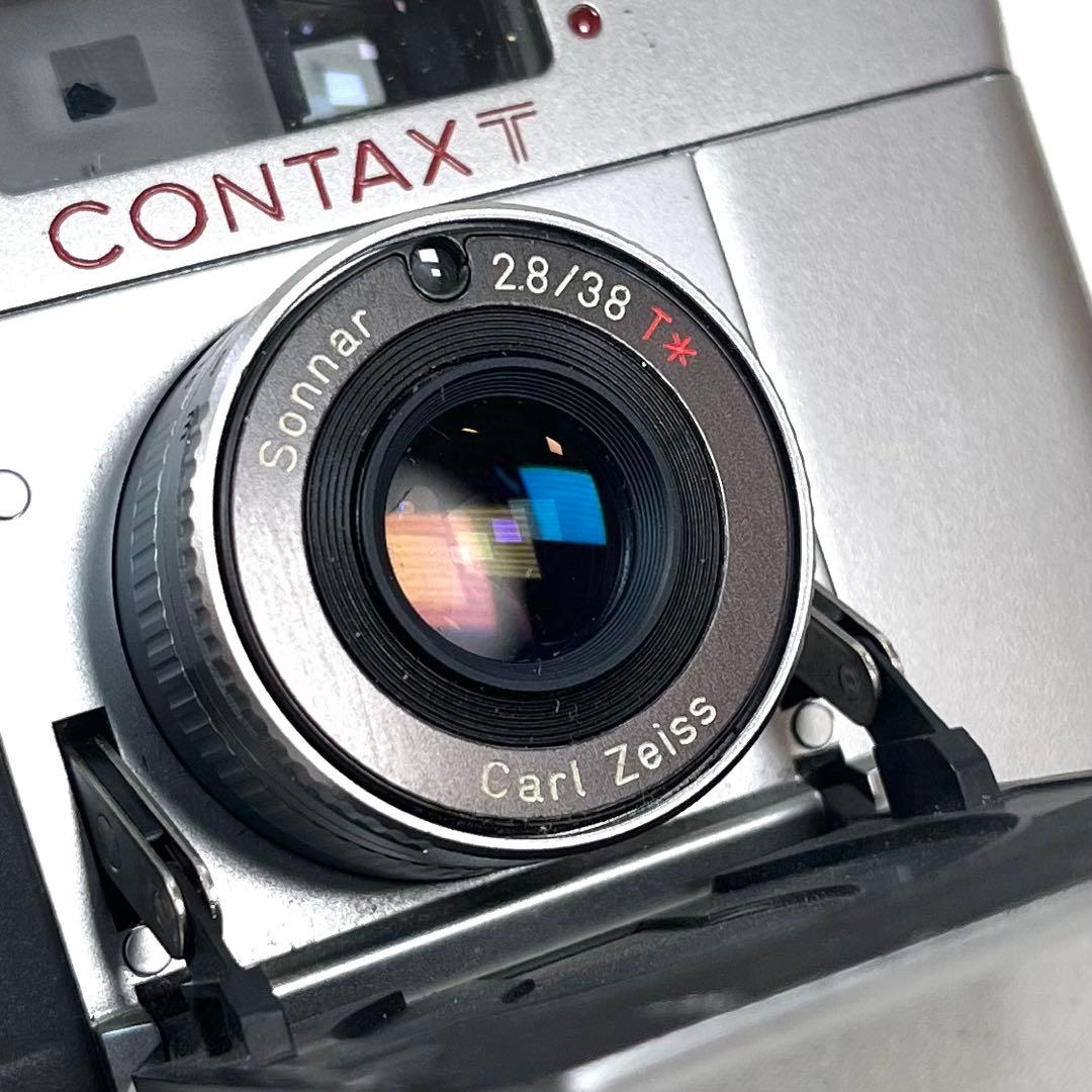 フィルムカメラ CONTAX T 初代 T14 フラッシュ 動作確認済み