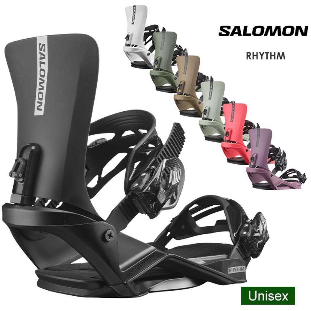 【専用箱付き】SALOMON RHYTHM WHITE ビンディング M
