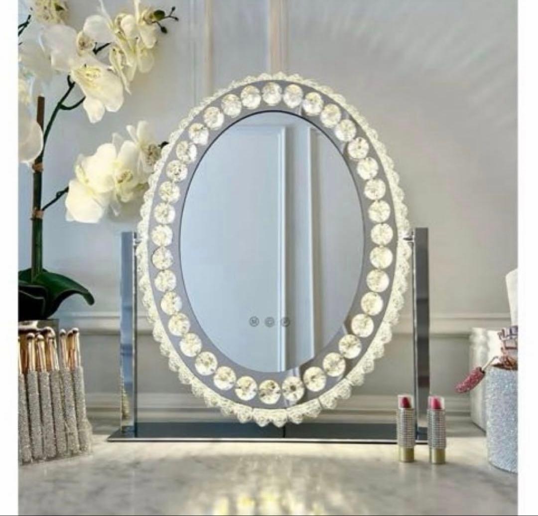 週末限定セール‼️女優ミラー LED ハリウッドミラー Francfranc