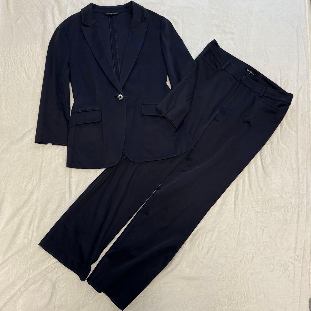 美品　23区　セットアップ　44 パンツスーツ　大きいサイズ　ビジネススーツ春夏