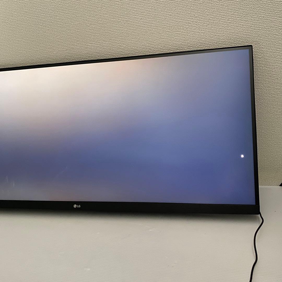 LG ウルトラワイドモニター 34WN750-B 34インチ 平面　スタンド無し