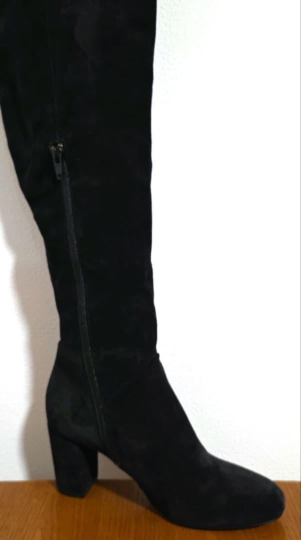 SezaneセザンヌCollete スムーズレザーロングブーツ 38 24cm