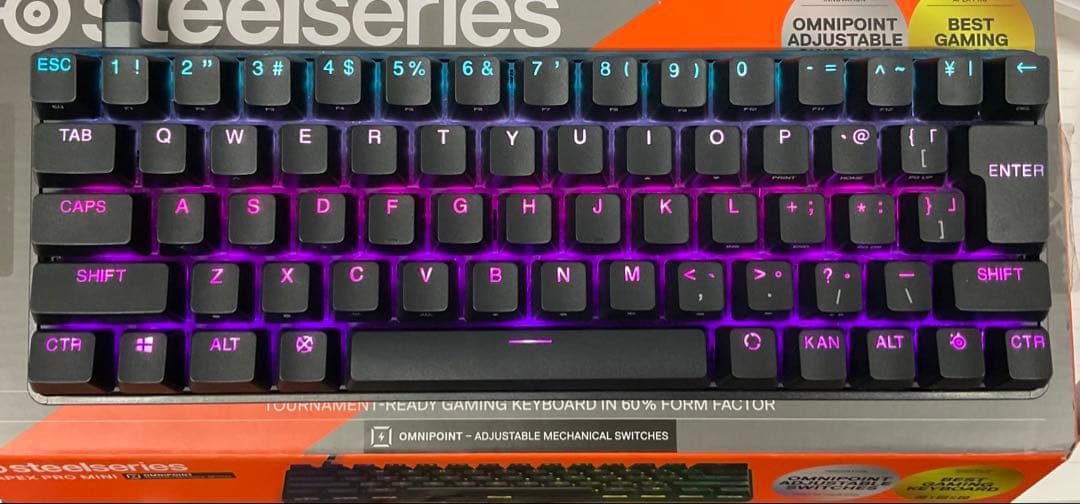 SteelSeries Apex Pro Miniキーボード