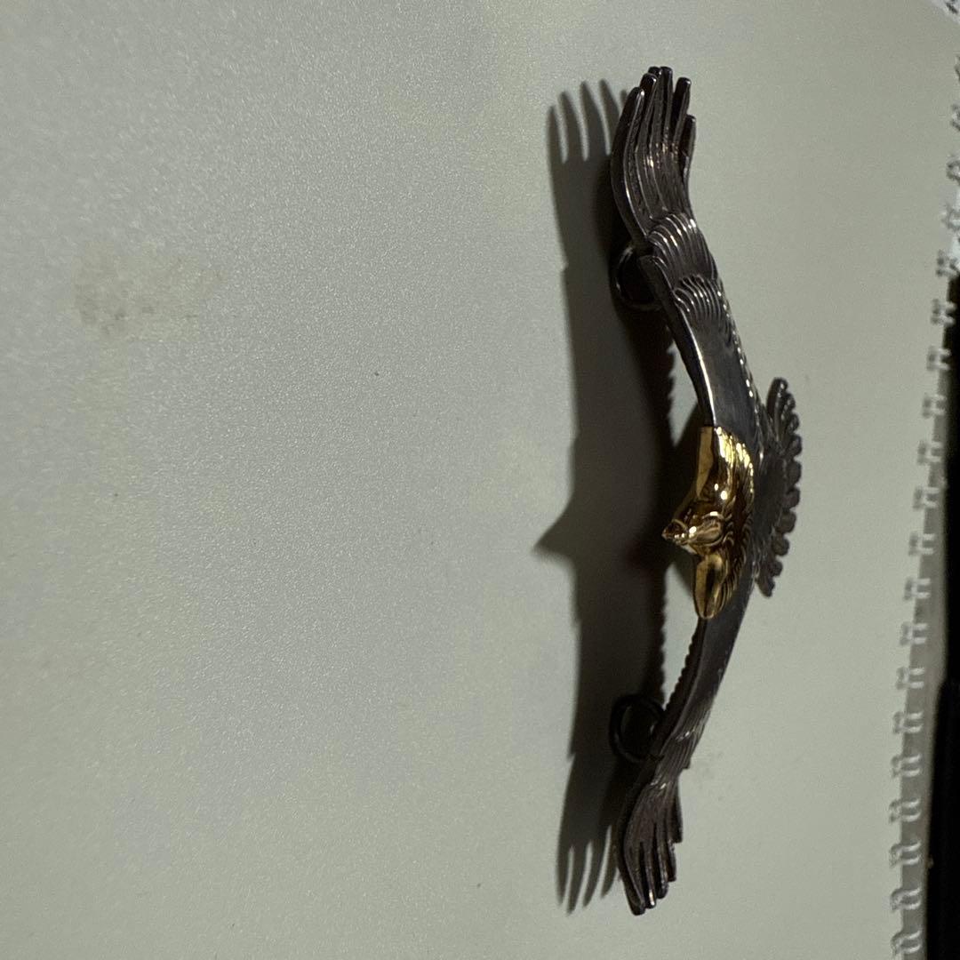 アリゾナフリーダム ネックレス K18 頭金 大イーグル T-120c