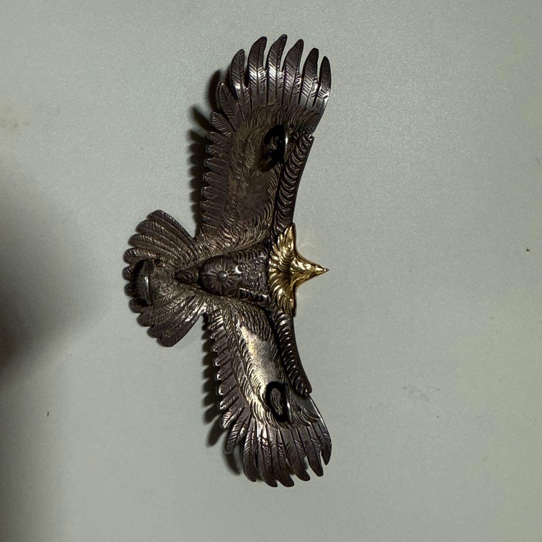 アリゾナフリーダム ネックレス K18 頭金 大イーグル T-120c