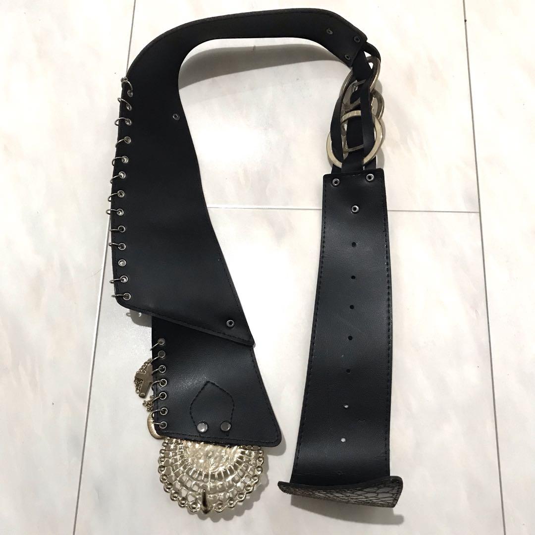 【送料込】d.i.a ロゴ ベルト 豹 アニマル Y2K 00s 平成ギャル