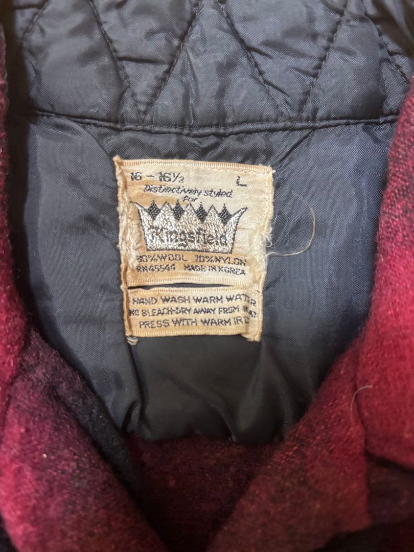 60s ウールシャツ オンブレ