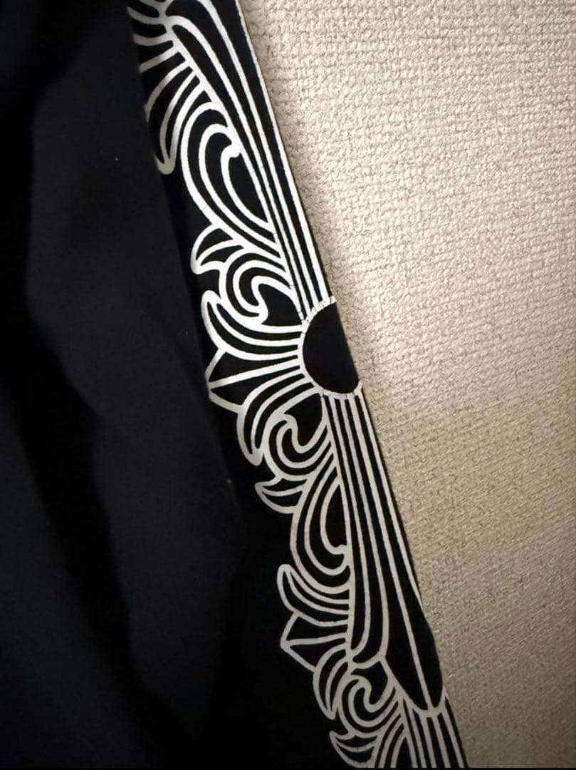 正規品 CHROME HEARTS 黒 ロンTホースシューフローラル