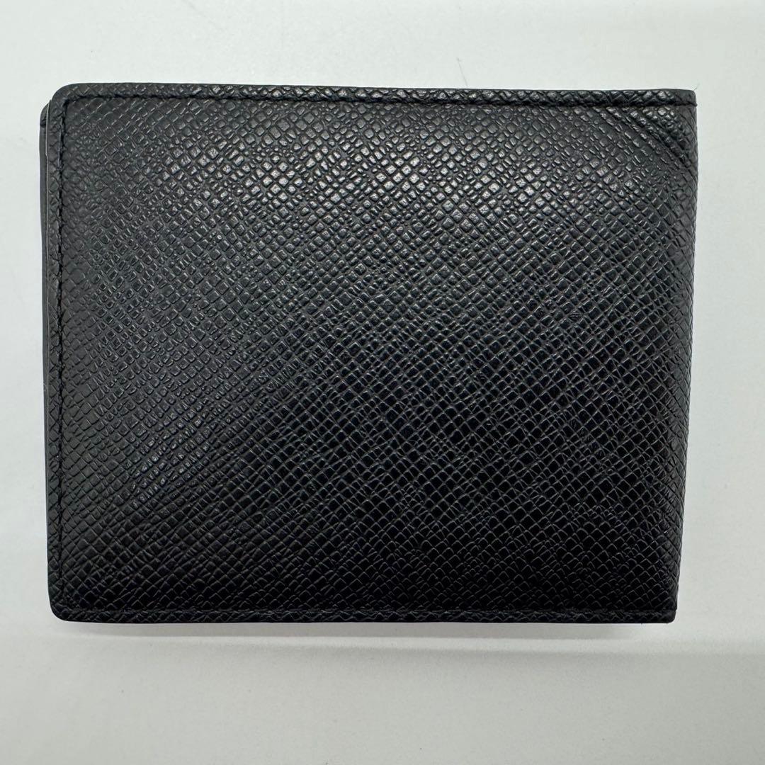 美品　PELLE MORBIDA マネークリップ 財布 二つ折り　黒　本革