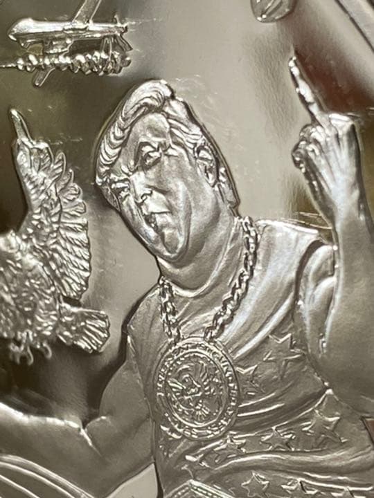 2020　トランプ大統領　シルバーラウンド　1オンス　メダル　　銀貨