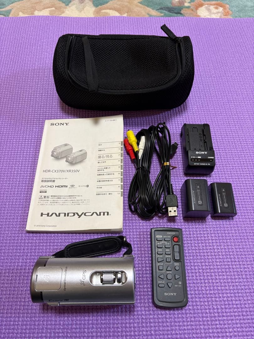 SONY HDR-CX370 ビデオカメラ ハンディカム