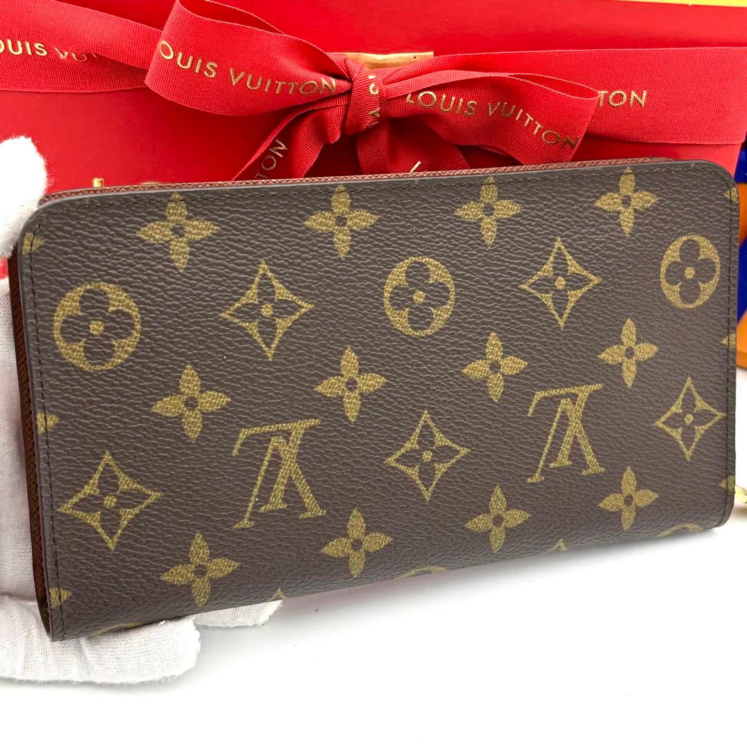 ☆極美品☆ルイヴィトン モノグラム ポルトモネジップ ラウンドファスナー長財布