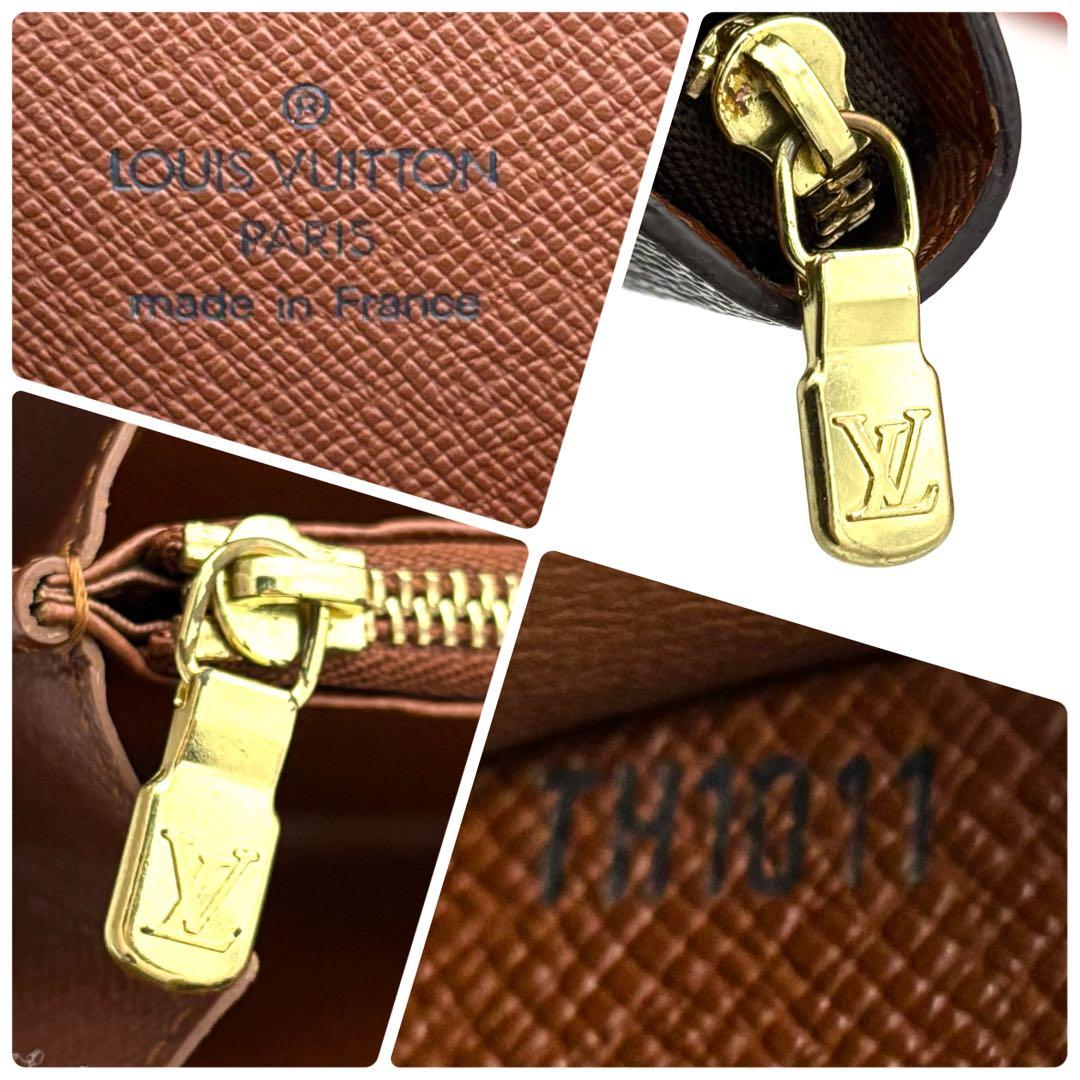 ☆極美品☆ルイヴィトン モノグラム ポルトモネジップ ラウンドファスナー長財布