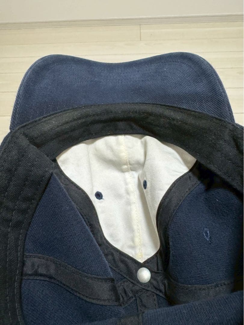 supreme シュプリーム　new york　クラシックロゴキャップ　ネイビー