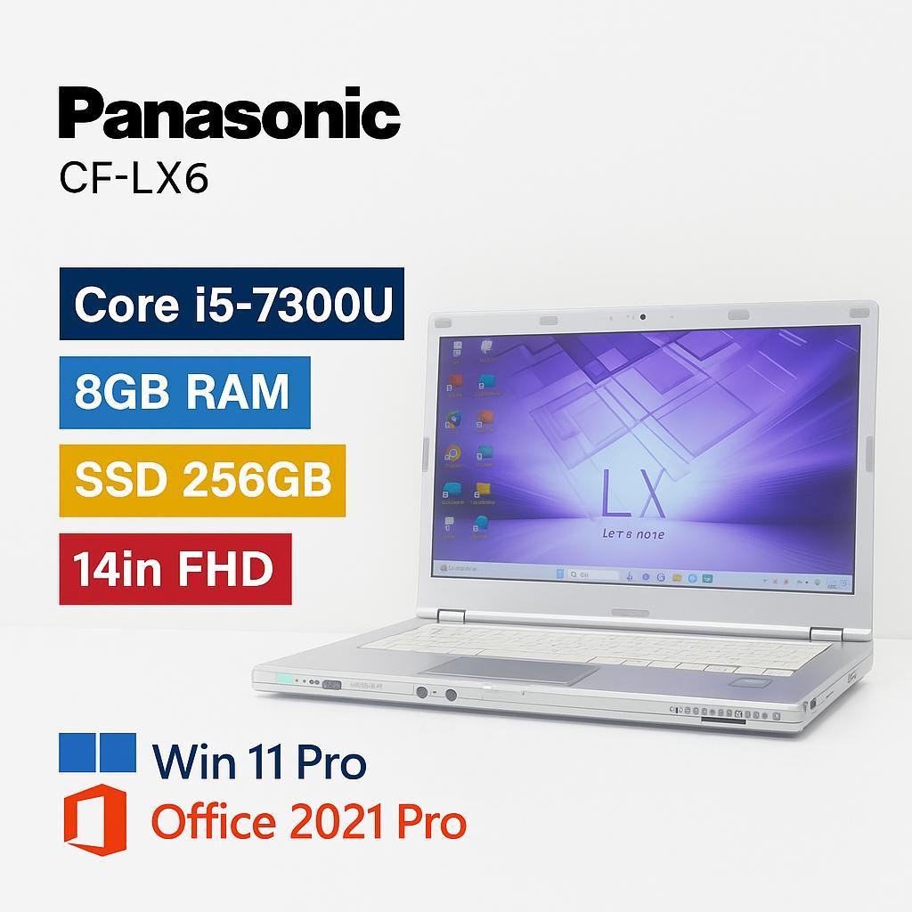 Windowsノート本体 Panasonic CF-LX6 i5 8G SSD256G DVD 14FHD