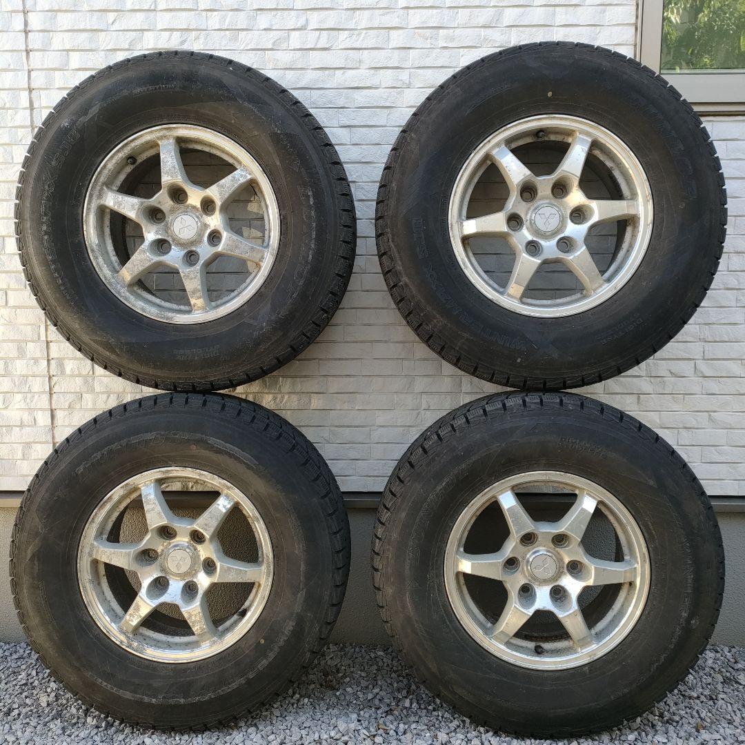 引取限定 DUNLOP スタッドレスタイヤ ホイール付き 265/70R16