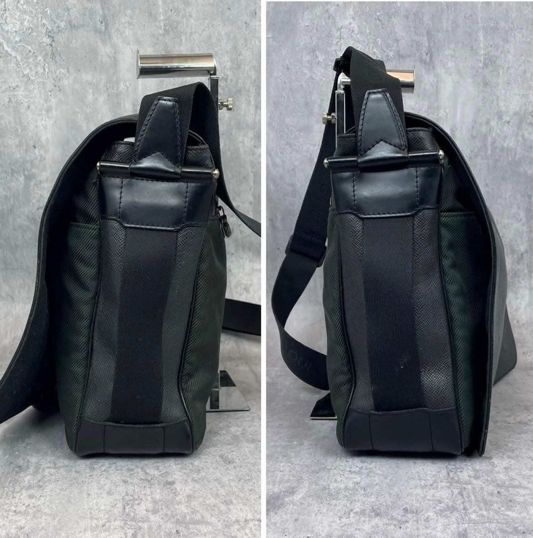 【良品✨】 ルイヴィトン ヴィクトール メッセンジャーバッグ ショルダー 緑